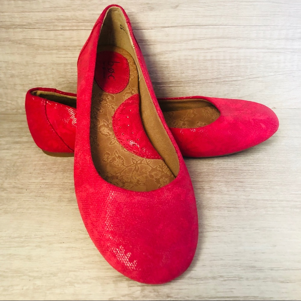 Bright pink B.O.C. Flats